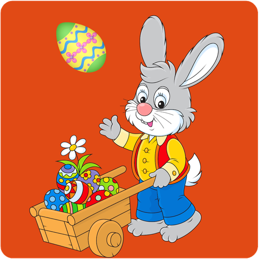 Happy Easter - Jumping Egg logo