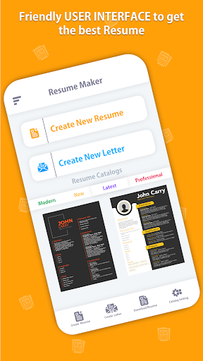 Android application Resume Builder - CV Maker App screenshort