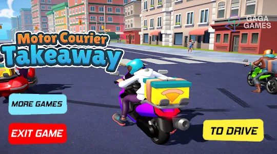 Motor Courier Takeaway - Pizza
