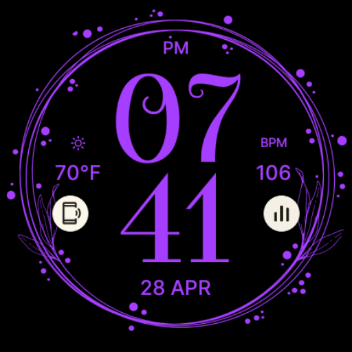 Beauty Floral Watch Face screenshot 4