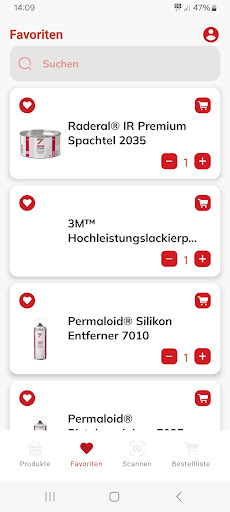 Spies Hecker Webshop App Screen 3
