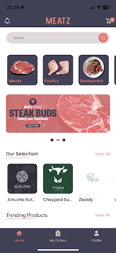 Android application Meatz screenshort