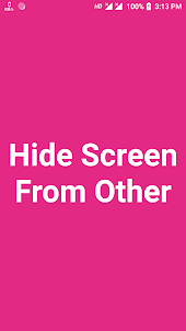 Hide Screen