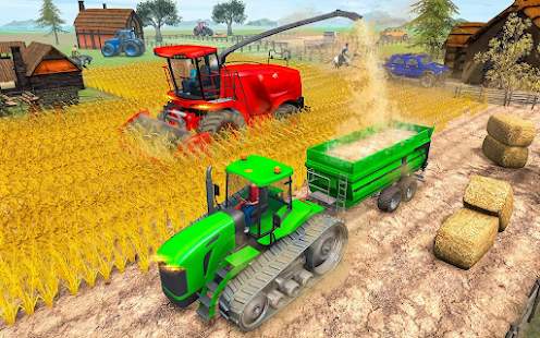 US Tractor Farming Simulator Harvest Farming Games 1.40 APK screenshots 1
