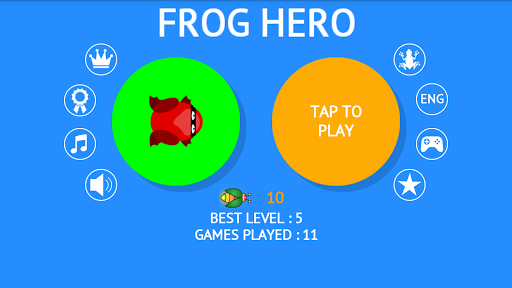 Android application Frog Hero screenshort