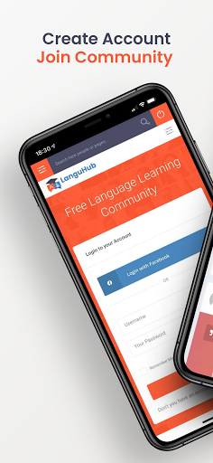 Android application Languhub - Learn Languages screenshort