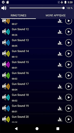 Gun Sounds Ringtones Screen 3