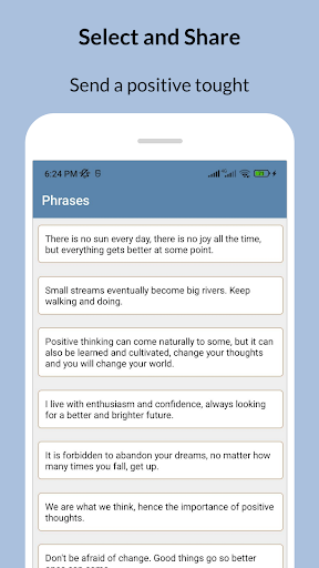 Positive Thoughts Screen 2