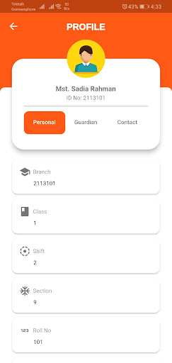 Smart Academic System Screen 3