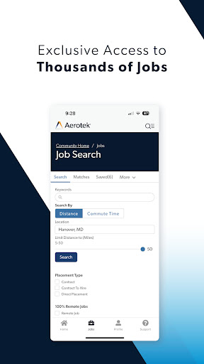 Android application Aerotek Jobs & Community screenshort
