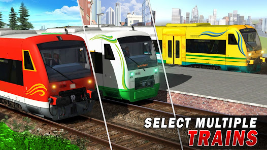 City Train Driving Train Games  screenshots 2