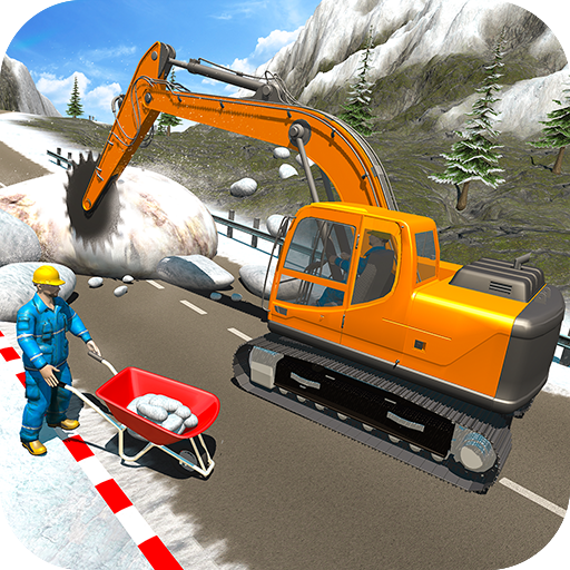 Snow Cutter Excavator Sim  Icon