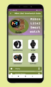 Mibro Lite2 Smartwatch Guide