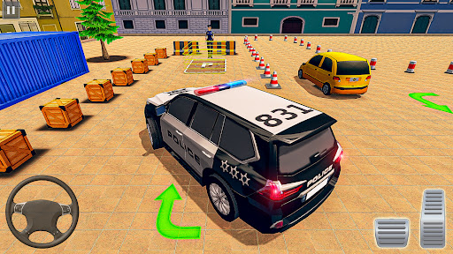 Modern Police Car Parking Game Screen 2