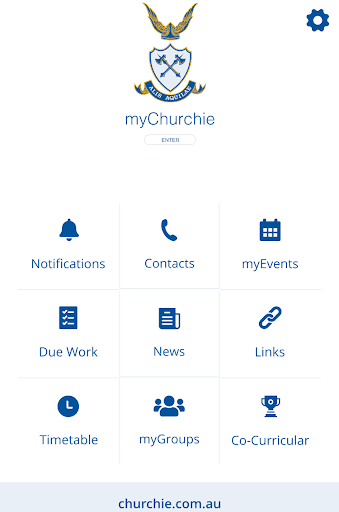Android application Churchie screenshort