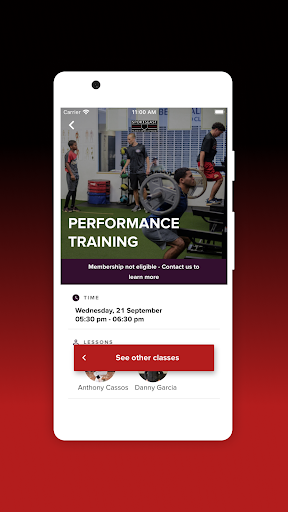 Sportseast Player Development Screen 3