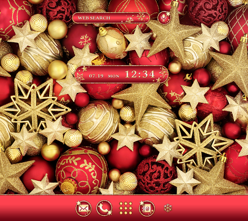 Android application Christmas OrnamentsTheme screenshort
