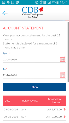 CDBiNet Screen 2