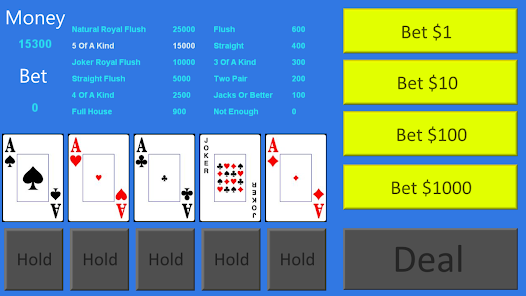 Video Poker 2021 1.0.1 APK + Mod (Free purchase) for Android