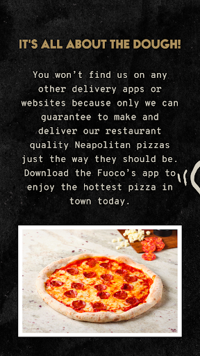 Android application Fuoco's Pizza screenshort