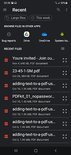 PDF remove page Screen 3