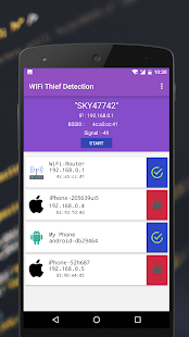 WiFi Dieb Detektor Bildschirmfoto