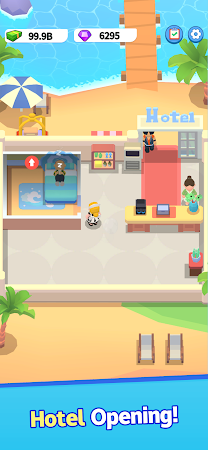Game screenshot My Mini Hotel: Idle Game mod apk