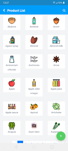 Shopping list Screenshot