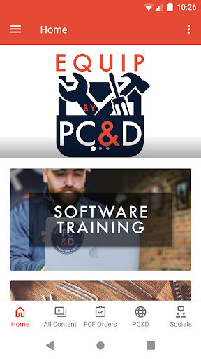Android application Equip by PC&D screenshort