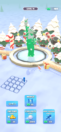 Android application Snowbal Tossers screenshort