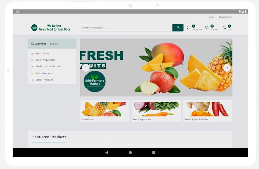 Afri Farmers Market Screen 3