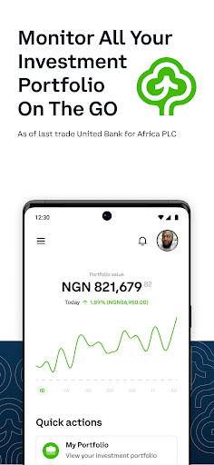 Android application Invearn by Africa Prudential screenshort