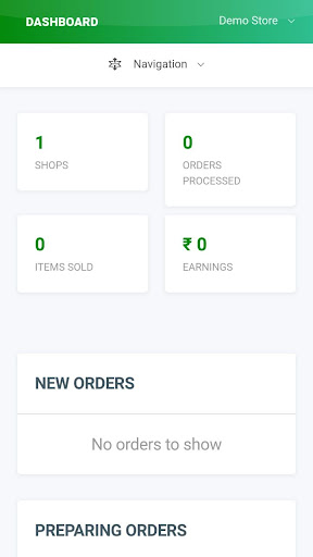 Android application OrumaShops Seller screenshort