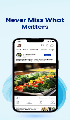 Android application HealthOMax screenshort