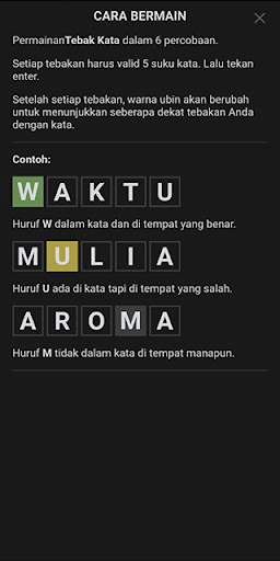 Guess the Word Screen 2