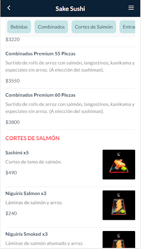 Sake Sushi Screen 2