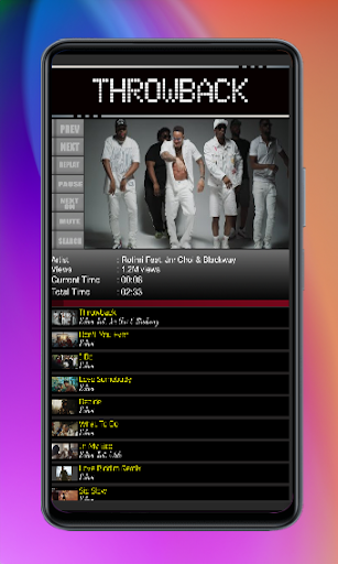 Android application Rotimi Throwback screenshort
