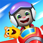 Cover Image of Скачать Talking Tom Fly Run: New Fun Running Game 1.0.3.23 APK