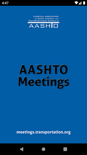 Android application AASHTO Meetings screenshort