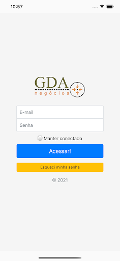 Android application GDA Negócios screenshort