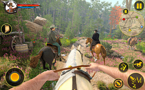 Cowboy Horse Riding Simulation : Gun of wild west 5.0 Screenshots 9