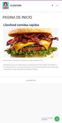 Android application LILOSFOOD screenshort