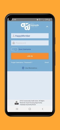 Android application CFCU More screenshort