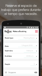 Espacios de trabajo de Regus Screenshot