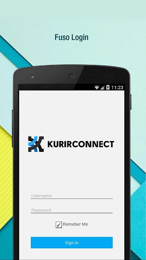 Android application KurirConnect screenshort