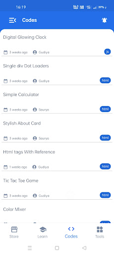 Codeleka - Code Store Screen 3