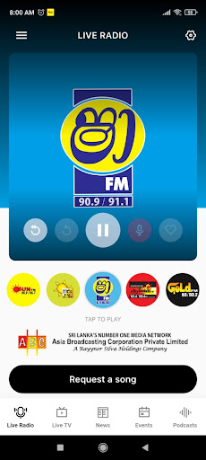 Android application Shaa FM Mobile screenshort