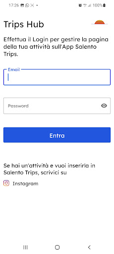 Android application Trips Hub screenshort