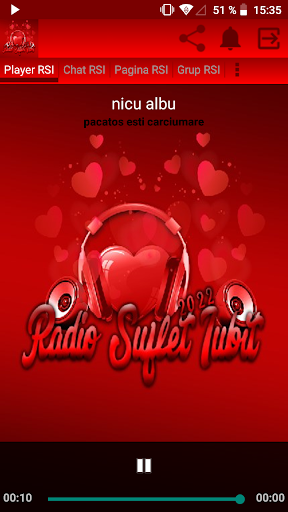 Android application Radio Suflet Iubit screenshort