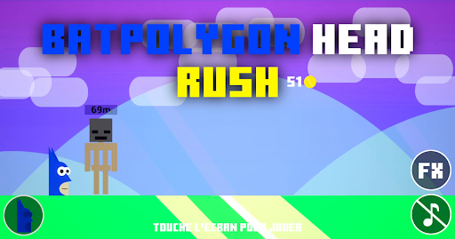 Android application Batpolygon Head Rush screenshort